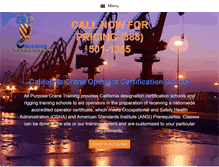 Tablet Screenshot of california-crane-certification.com